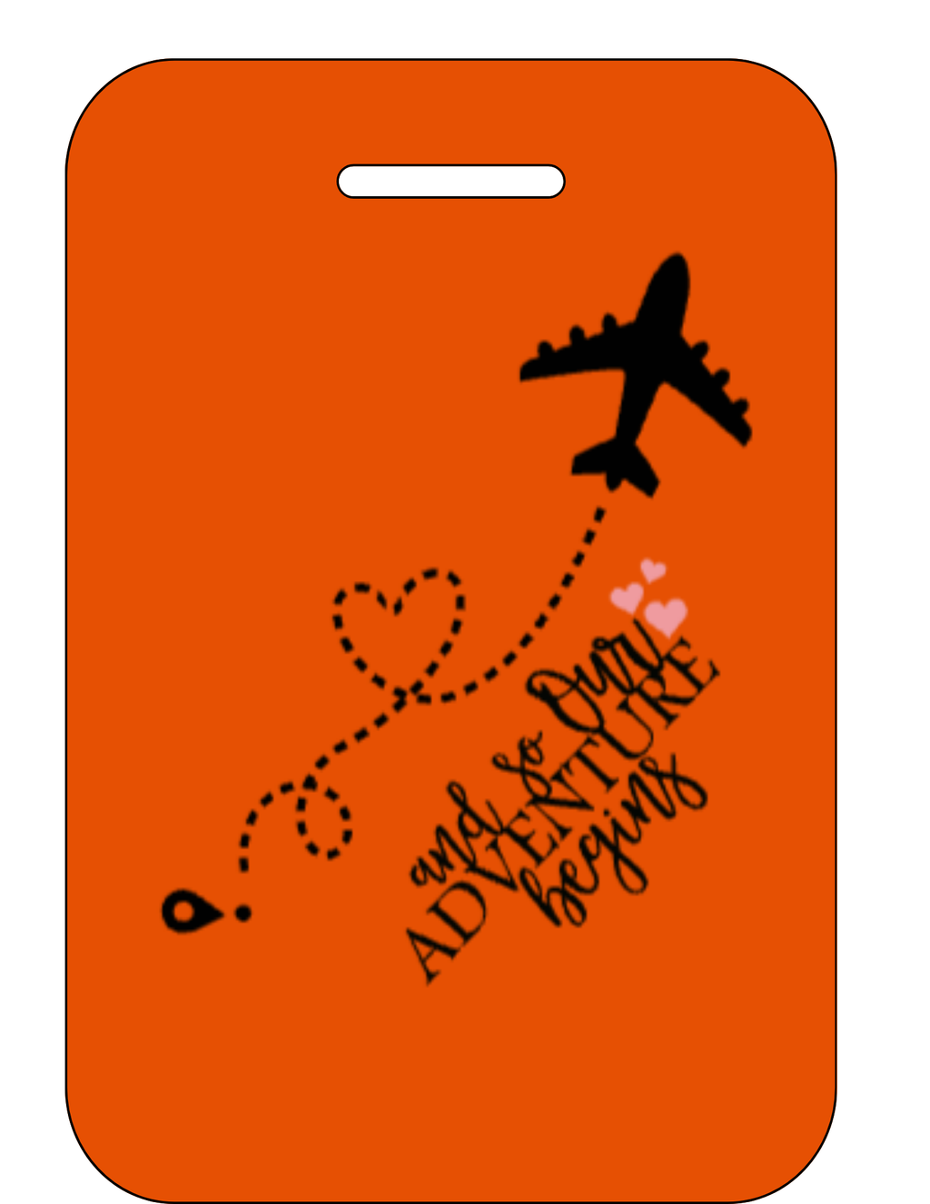 Double sided luggage tags