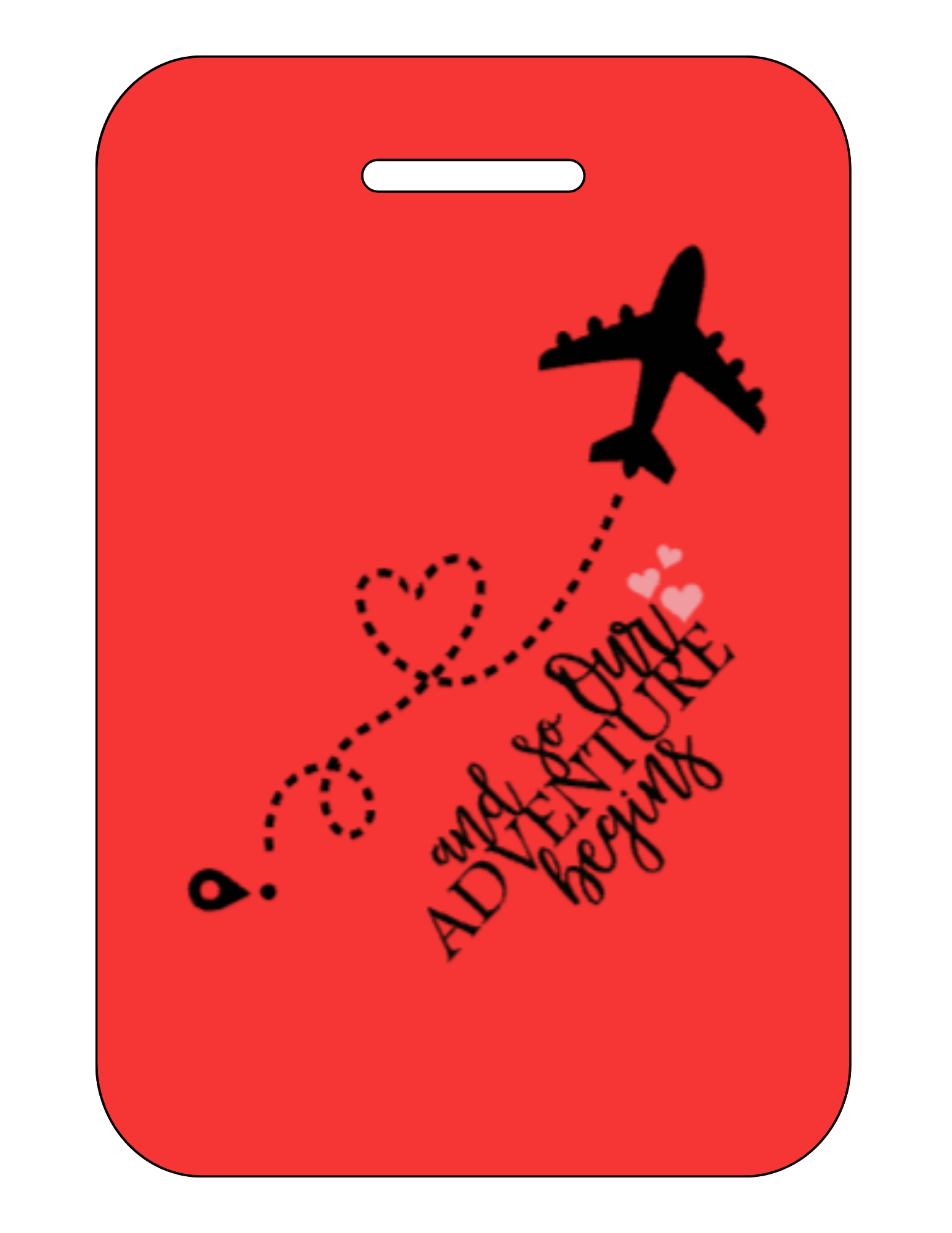 Double sided luggage tags