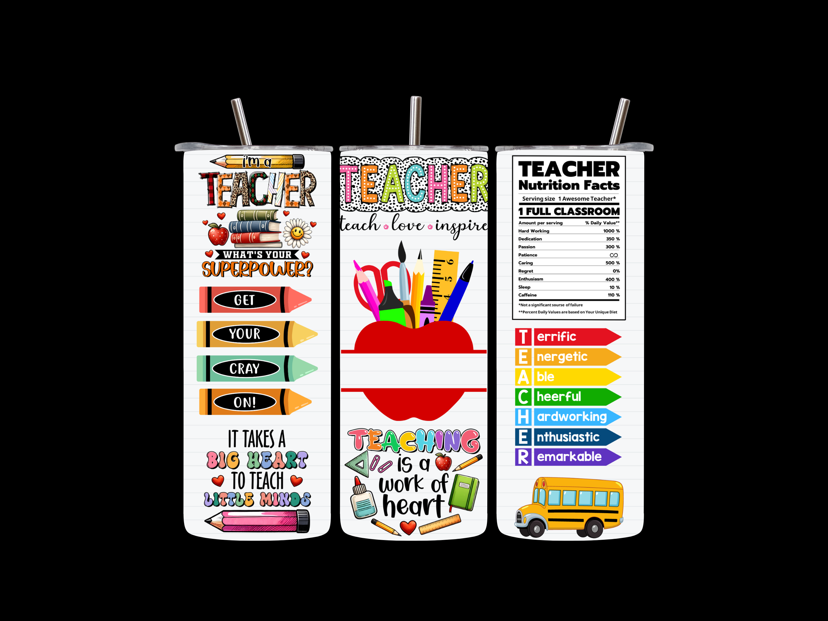 20 0z Personalized Teacher Tumbler