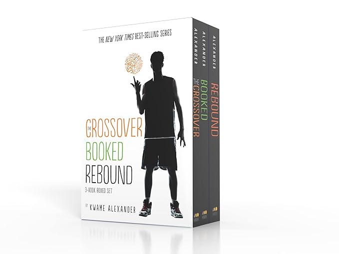 The Crossover Series 3-Book Paperback Box Set: The Crossover, Booked, Rebound Paperback –  by Kwame Alexande