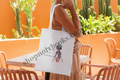 Inspirational hearts tote bag