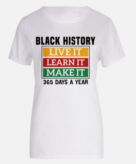 Blak history t shirt