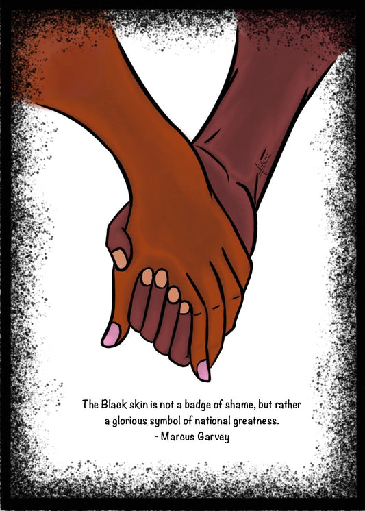 The Black Skin Post Card