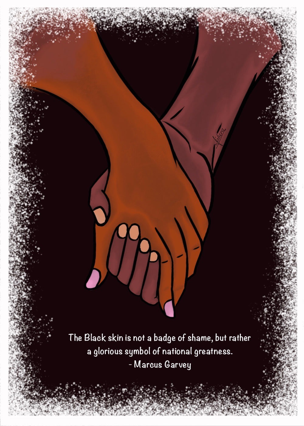 The Black Skin Post Card