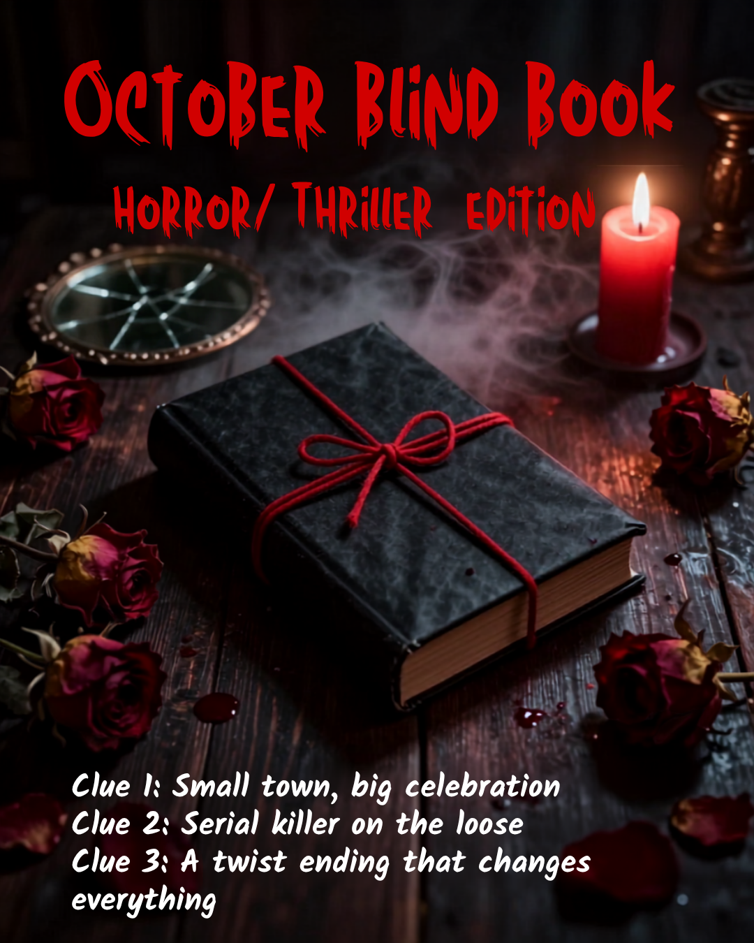 October  Blind Book of the Month 2026 (Horror/ Thriller Edition)